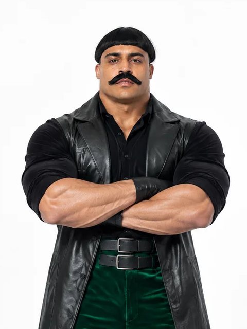 Coronel Veludo, personagem de IA da galeria do Higgsfield