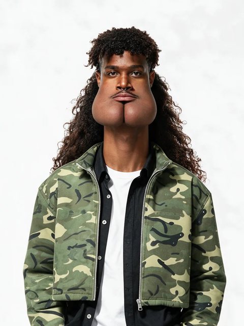Lobo Camuflado, personagem de IA da galeria do Higgsfield